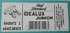 Bausatz 2 - Idealux Junior Thermostat Chrom/Edelmessing