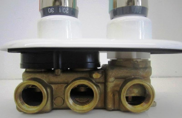 Bausatz 2 - Idealtherm Junior Thermostat Weiss/Edelmessing