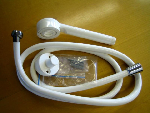 IDEAL STANDARD Dualux Handbrause Kopfbrause + Schlauch + Halterung Weiss