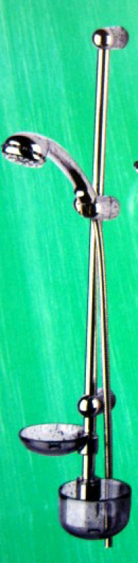 Trevi Brausestange Duschstange Manhattan HELL-GRAU