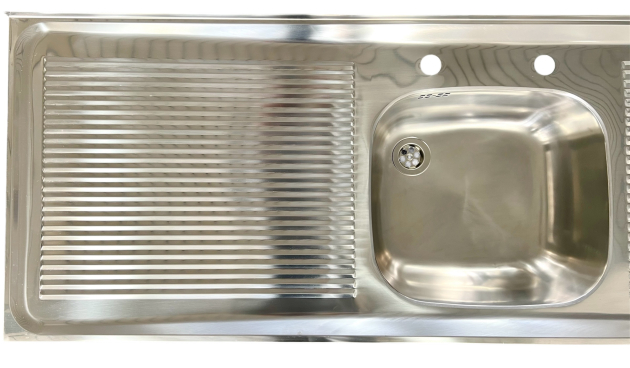 BLANCO Gastronomie Auflage-Spüle 150x50 cm Edelstahl Küchen Spülbecken Spültisch Gastro Arbeitsspüle