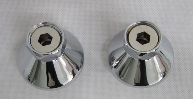 RACCORDS DECALES S-Anschlüsse Rosetten Blenden 10 mm Chrom