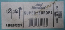 Ideal Standard SUPER EUROPA S-Anschlüsse Dackelfüße Chrom