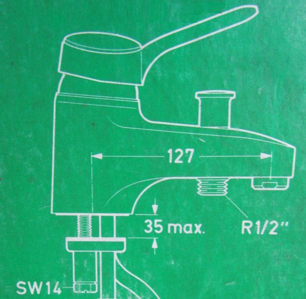 IDEAL STANDARD Ceramix Waschbeckenarmatur mit Brauseschlauchanschluss Gold