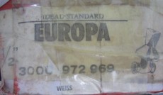 IDEAL STANDARD Europa 1/2'' Unterputz-Ventil Wandventil Weiss