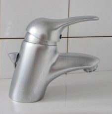 Contura 200 Waschbeckenarmatur Armatur Niederdruck Chrom-Matt Velourchrom