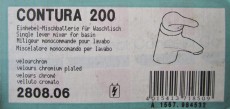 Contura 200 Waschbeckenarmatur Armatur Niederdruck Chrom-Matt Velourchrom