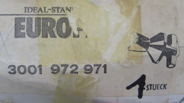 IDEAL STANDARD Europa Unterputz Wandeinbauventil Wandventil Weiss