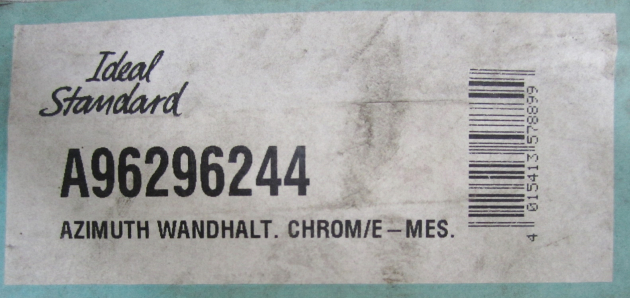 Ideal Standard Azimuth Halterung für Handbrause Wandhalter Brausehalter Chrom/Edelmessing