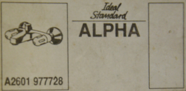 IDEAL STANDARD Alpha Badewannenarmatur Bad-Armatur Chrom