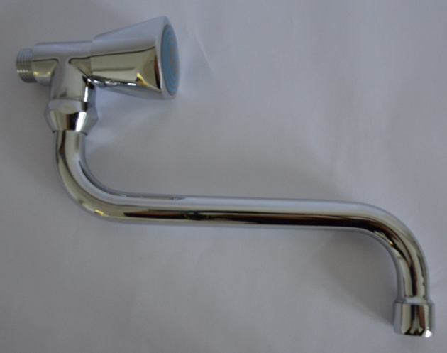 Alpha Wand-Armatur Kaltwasserarmatur Zapfhahn Chrom