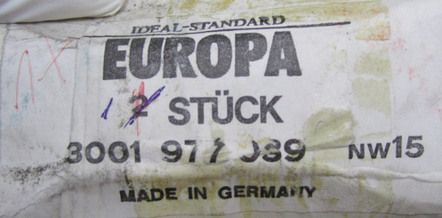 IDEAL STANDARD Europa Unterputz Wandeinbauventil Wandventil WEISS