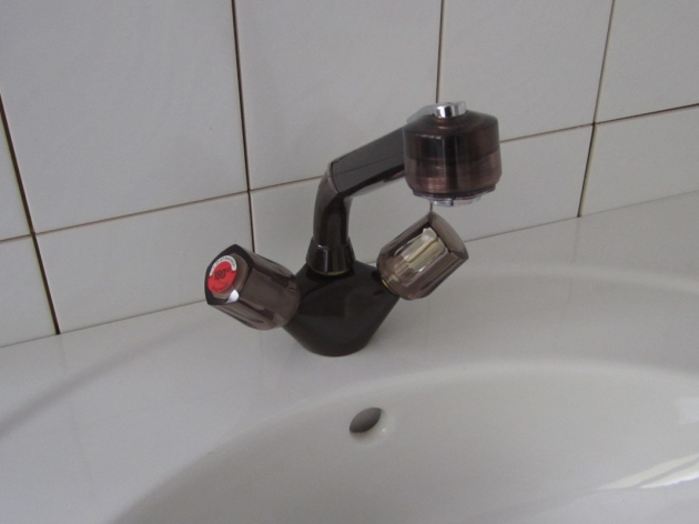 FRANKE Oederlin Küchenarmatur mit Brause in Mocca-Braun