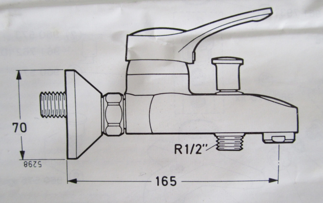 IDEAL STANDARD Ceramix Junior Badewannenarmatur HELL-GRAU