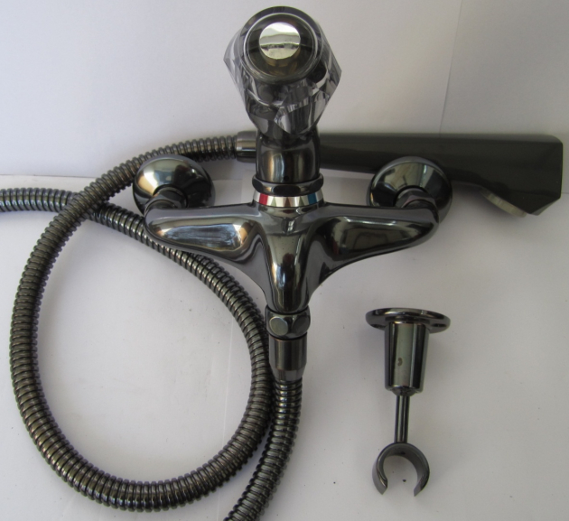 Egro Duschwannenarmatur Duscharmatur Wandarmatur Set mit schweizer Anschlüsse Aranja Bruniert