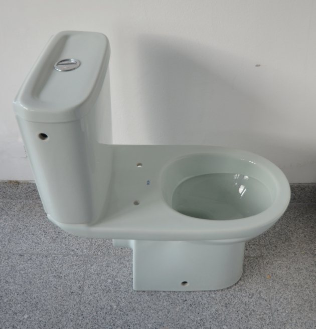 KERAMAG Delta Diara Stand-WC-Kombination mit Spülkasten Abgang zur Wand Ägäis