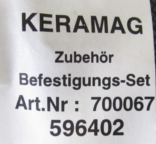 GEBERIT KERAMAG BEFESTIGUNGSSATZ 700067 / 596402