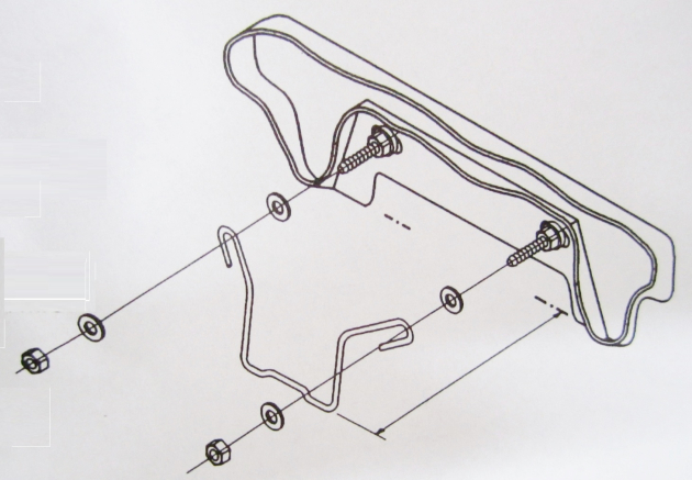 KERAMAG KERAFIX HALBSÄULEN BEFESTIGUNGSSATZ 551067000