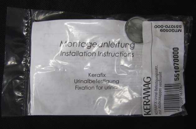 KERAMAG KERAFIX URINAL BEFESTIGUNGSSATZ 551070000