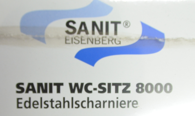 Sanit 8000 WC-Sitz Toilettensitz WC-Brille WC-Deckel Manhattan-Grau