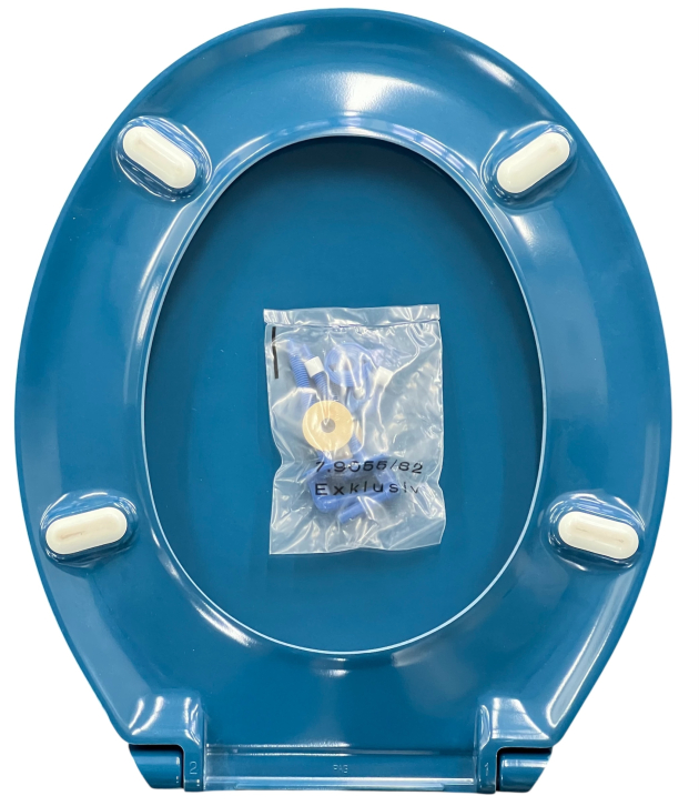 Pagette Exklusiv WC-Sitz Toilettensitz WC-Brille WC-Deckel MARINBLAU HARMUNIC