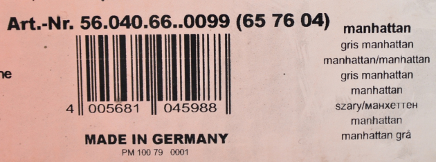 Abusanitair Streamline WC-Deckel Toilettenbrille WC-Sitz Manhattan Grau