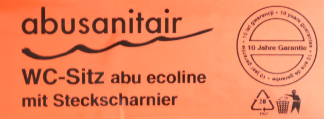 Abusanitair Ecoline WC-Deckel Toilettenbrille WC-Sitz MANHATTAN