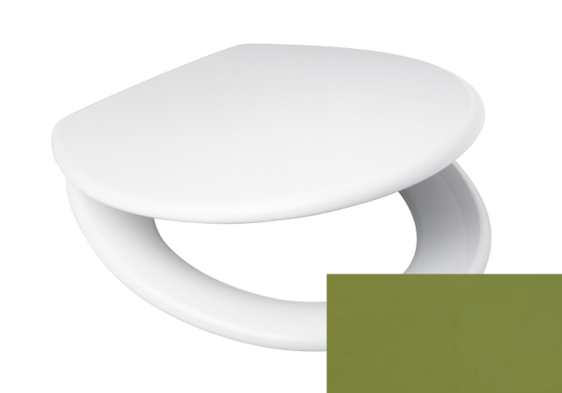 HAROLIT BAVARIA WC-Sitz Toilettenbrille Moosgrün