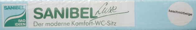 SANIBEL LUXE WC-Sitz Toilettensitz WC-Brille WC-Deckel KASCHMIR