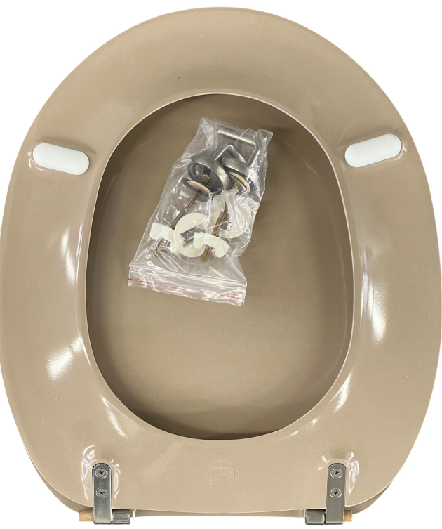 SANIBEL LUXE WC-Sitz KASCHMIR BEIGE / CASHMERE Toilettensitz WC-Brille WC-Deckel
