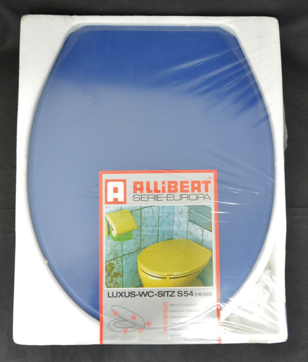 ALLIBERT LUXUS S54 WC-Sitz Toilettensitz WC-Brille WC-Deckel Sorrento-Blau