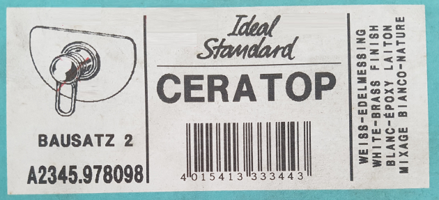 Ideal Standard Ceratop Rosette Blende Weiss