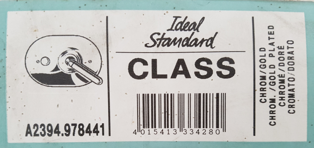 Ideal Standar Class Unterputz-Badewannenarmatur Rosette Blende Chrom