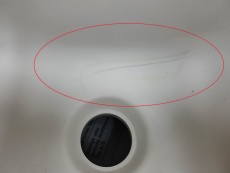 SCHOCK flushmount bathroom sink 932A titan white