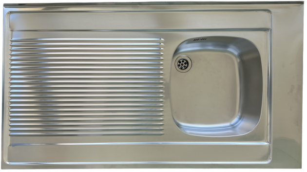 FRANKE Auflagespüle 110 x 60 cm Becken-Rechts Edelstahl