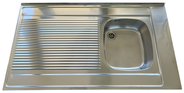 FRANKE Auflagespüle 110 x 60 cm Becken-Rechts Edelstahl