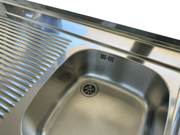 FRANKE Auflagespüle 110 x 60 cm Becken-Rechts Edelstahl