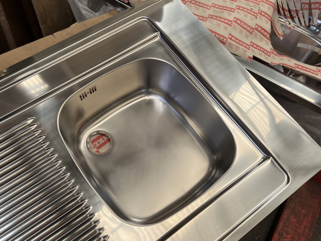 FRANKE Auflagespüle 110 x 60 cm Becken-Rechts #1 Edelstahl Küchenspüle Spüle Spülbecken Ausgussbecken Spültisch Edelstahlspüle Küchenspülbecken