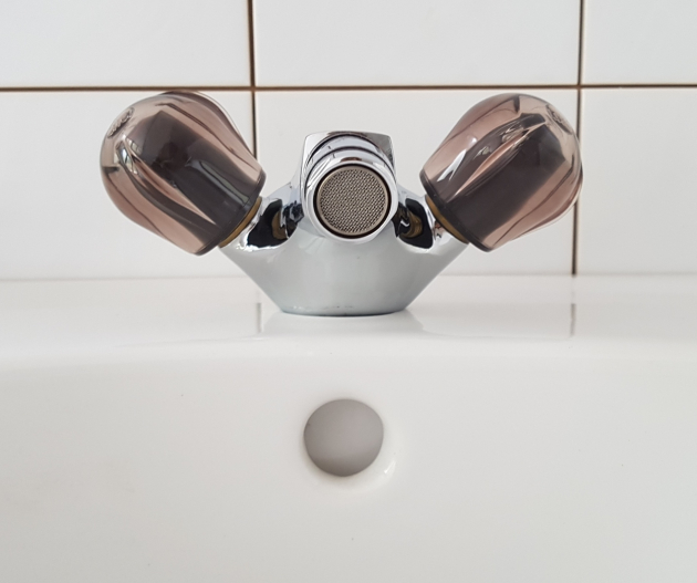 KWC NEOSTAR Bidetarmatur Sitzwaschbecken-Armatur Chrom-Braun