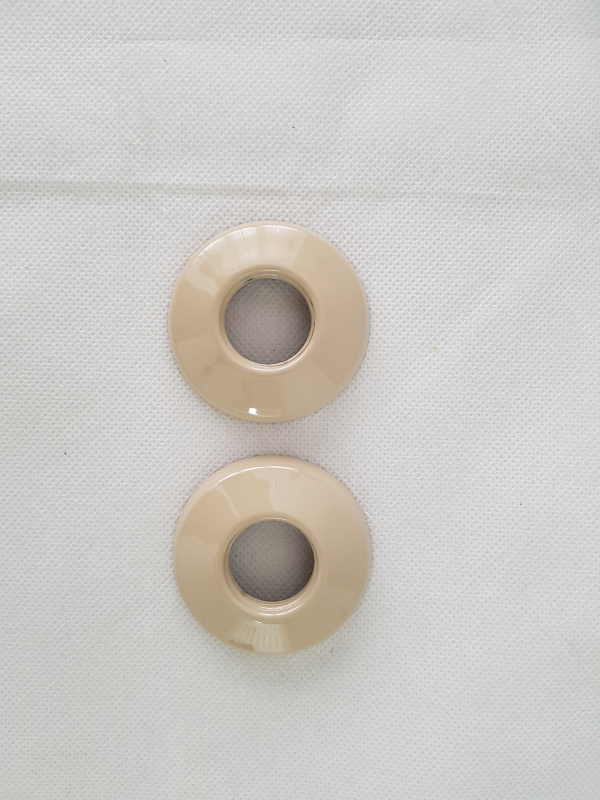 KWC 3-Loch-Armatur Waschbeckenarmatur Hell-Beige CREME