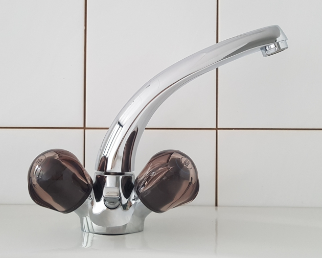 KWC NEOSTAR Küchenarmatur Chrom-Braun