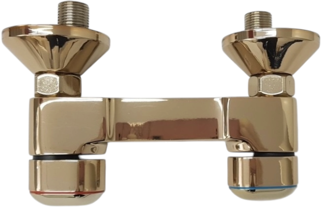 Dualux Duscharmatur Brausebatterie Edelmessing Brausebatterie Edelmessing, Zweigriffarmatur Dusche, Duscharmatur Aufputz, Zweigriff Duschmischer, Messing Duscharmatur, klassische Duscharmatur, Badarmatur Messing, Vintage Duscharmatur, Retro Duscharmatur,