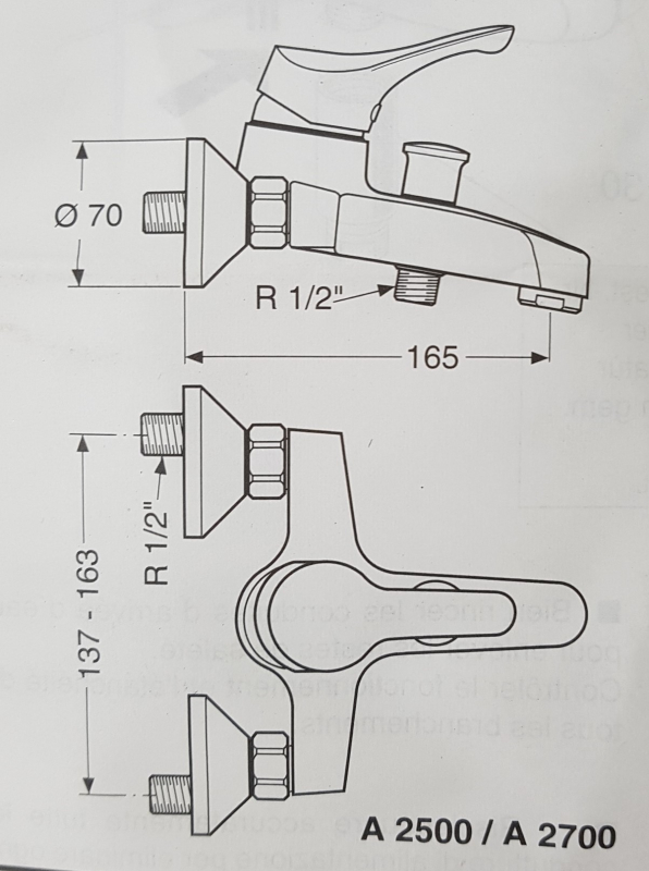 IDEAL STANDARD Ceramix Badewannenarmatur Bad-Armatur Chrom-Matt / Edelmatt
