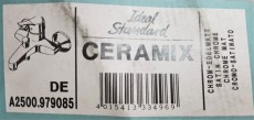 IDEAL STANDARD Ceramix Badewannenarmatur Bad-Armatur Chrom-Matt / Edelmatt