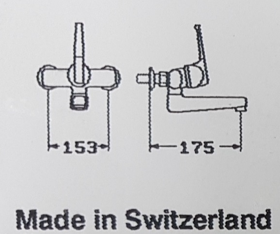 KWC Neodomo Wand-Armatur Küchenarmatur Chrom