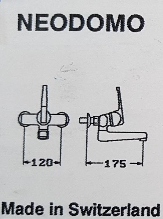 KWC Neodomo Wand-Armatur Küchenarmatur CHROM-MATT