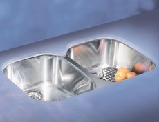 FRANKE RGX120 Double Bowl Undermount Kitchen Sink 31 1/2''x20 1/2''