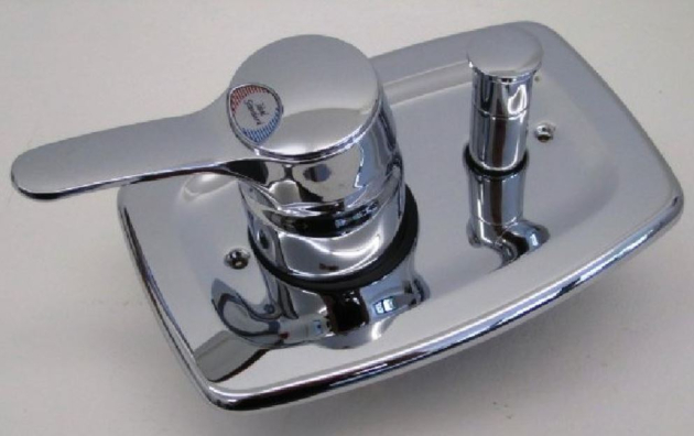 Ceramix Junior Oberteil Unterputz-Armatur Rosette Blende Ersatzteil Chrom