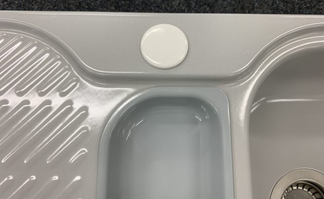 TEKA König Spüle Manhattan Grau 99,6 x 46,2 cm Reversibel