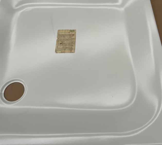 BETTE Duschwanne Dusche 90 x 90 x 6,5 cm Edelweiß *EXTRA FLACH*